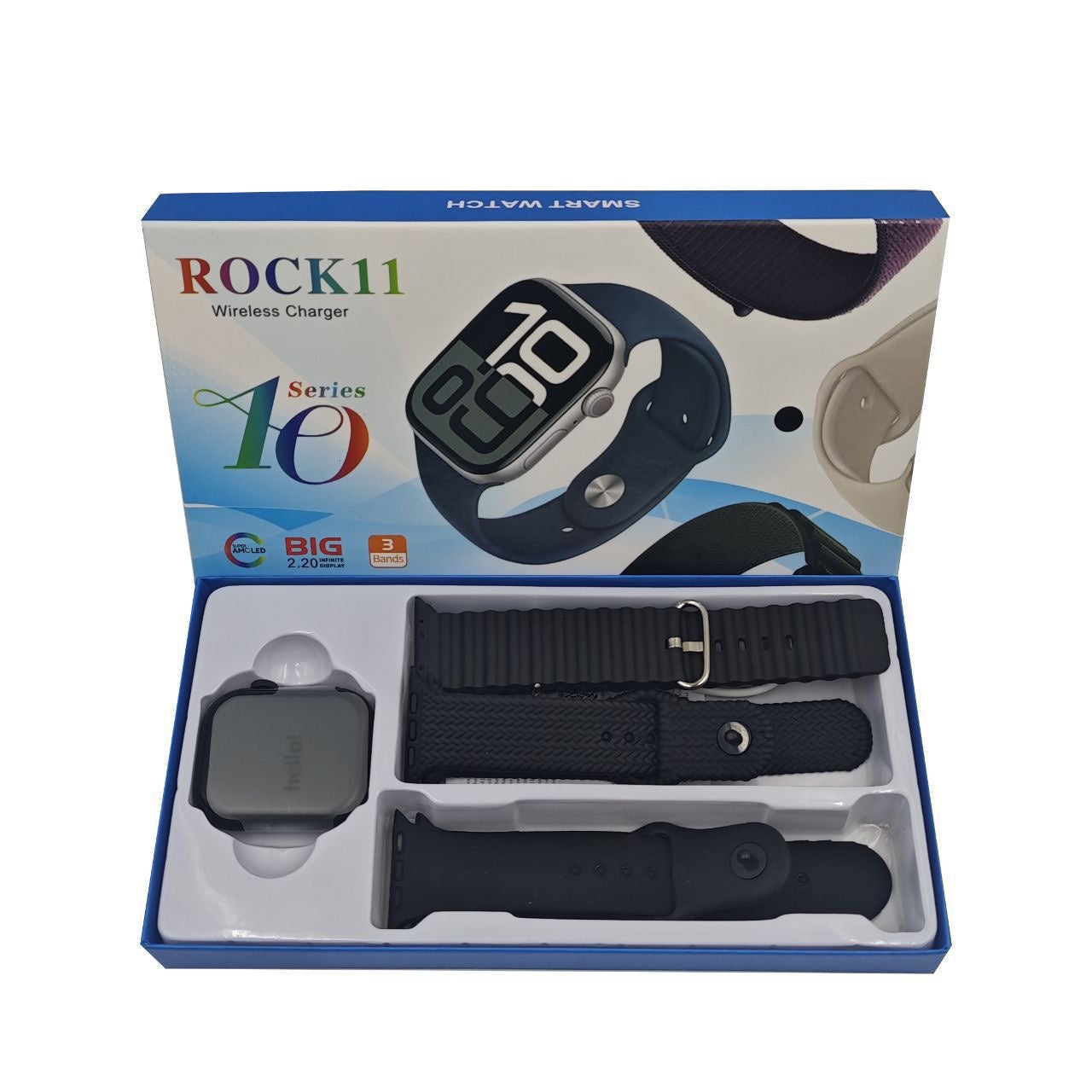 Smart watch serie 10 avec 4 bracelets ✅