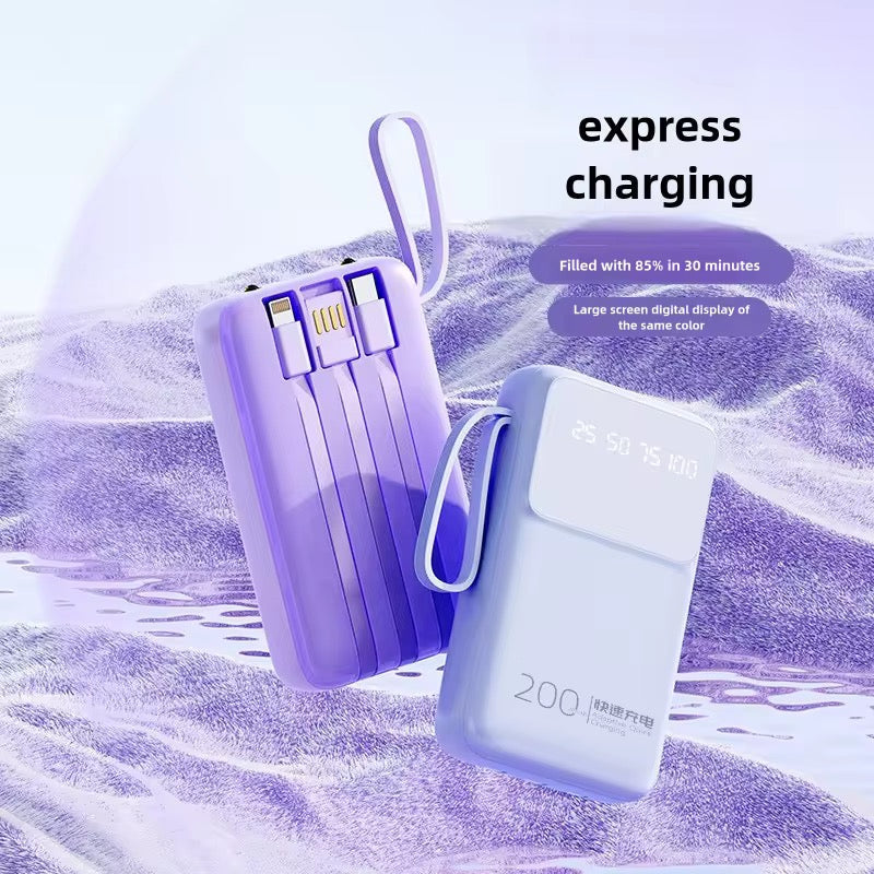 Power Bank filaire avec led de torche