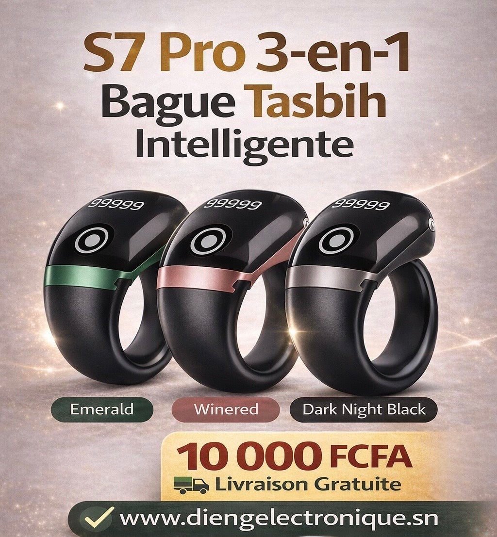 Anneau intelligent S7 pro avec 3 anneaux ( 18mm, 20mm et 22 mm)