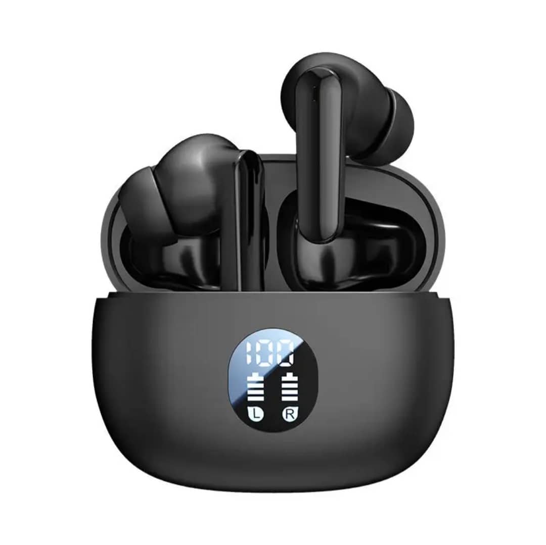 🎧 Écouteurs Bluetooth LED Noir & Jaune – Élégance et Performance au Quotidien